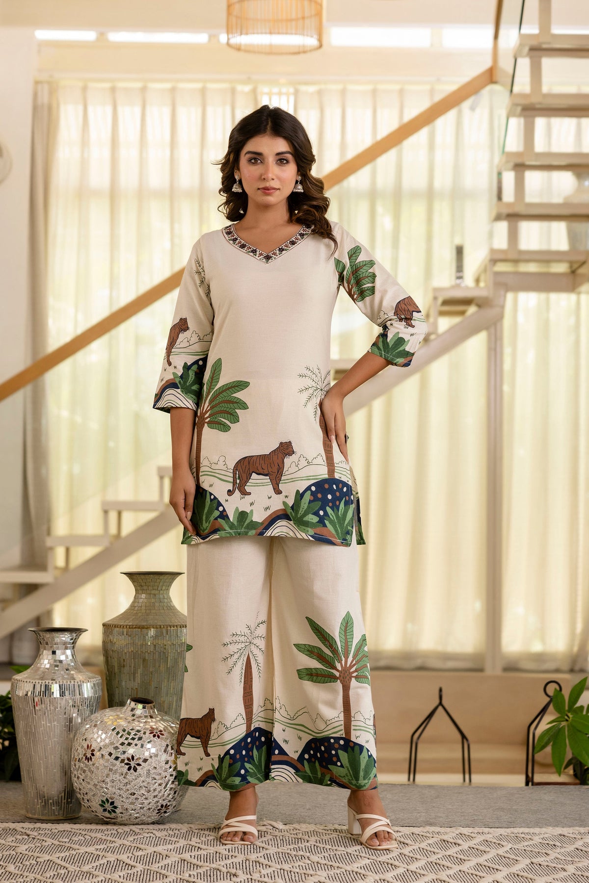Stem & Still Cotton Flex Co-ord Set from Me&My