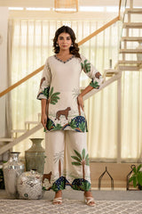 Stem & Still Cotton Flex Co-ord Set from Me&My