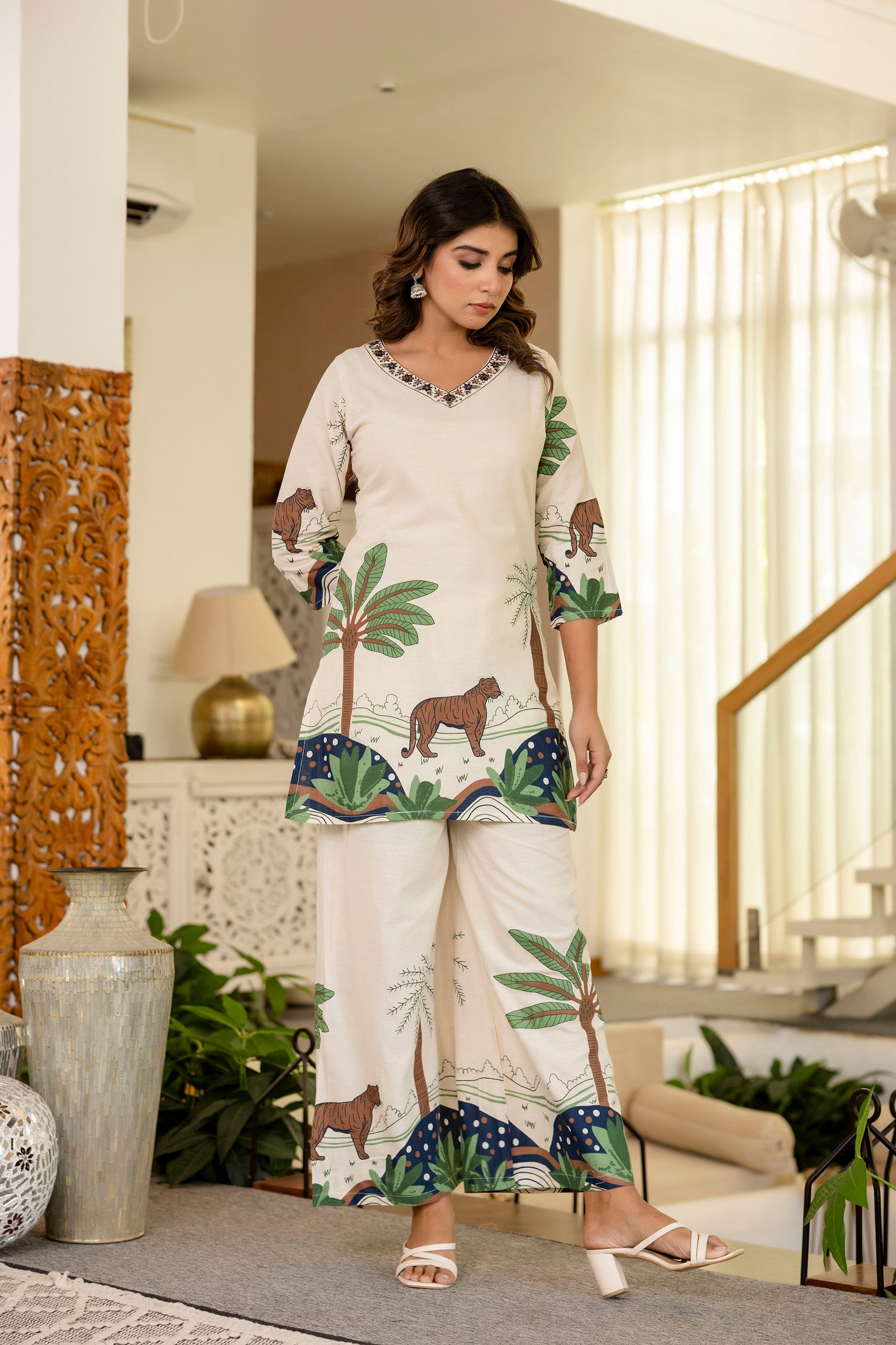 Stem & Still Cotton Flex Co-ord Set from Me&My