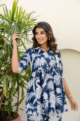 Frostpetal Azure Cotton Co-ord Set - Me&My