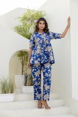 Cloudblush Blue Floral Co-ord Set - Me&My