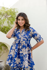 Cloudblush Blue Floral Co-ord Set - Me&My