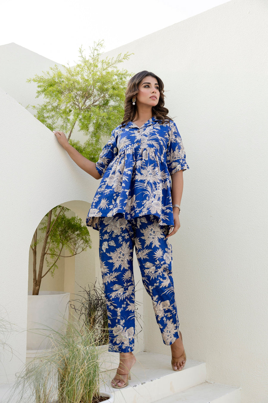 Cloudblush Blue Floral Co-ord Set — image 5