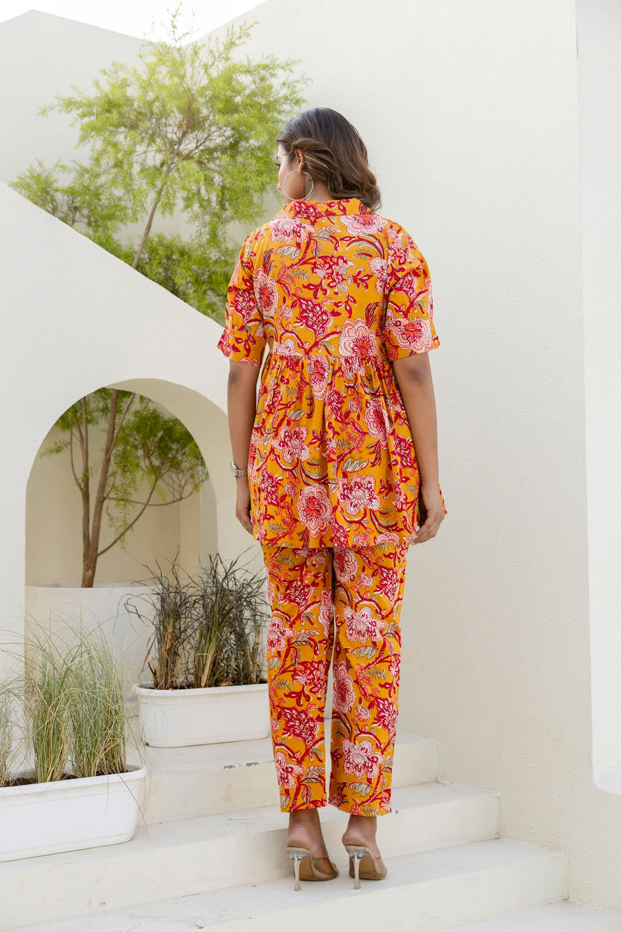 Sunflare Bloom Cotton Co-ord Set — image 3