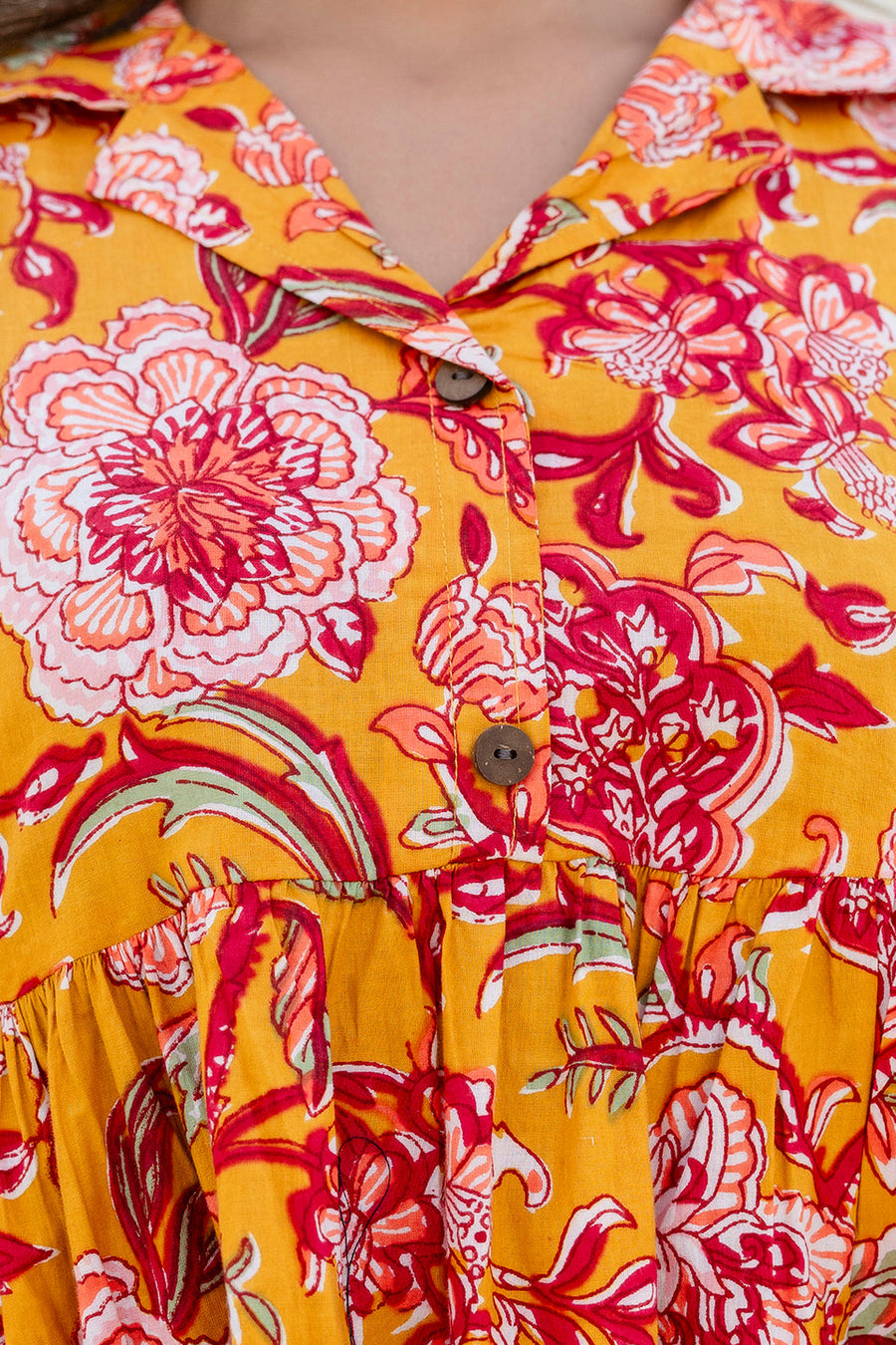 Sunflare Bloom Cotton Co-ord Set — image 5