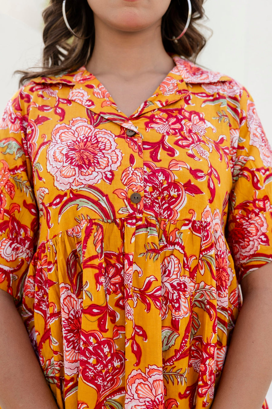 Sunflare Bloom Cotton Co-ord Set — image 7
