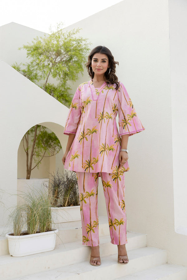 Blushswirl Cotton Co-ord Set