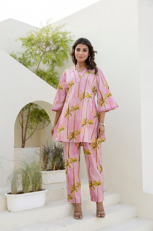 Blushswirl Cotton Co-ord Set - Me&My