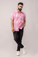 Pink Reverie Cotton Patchwork Shirt - Me&My