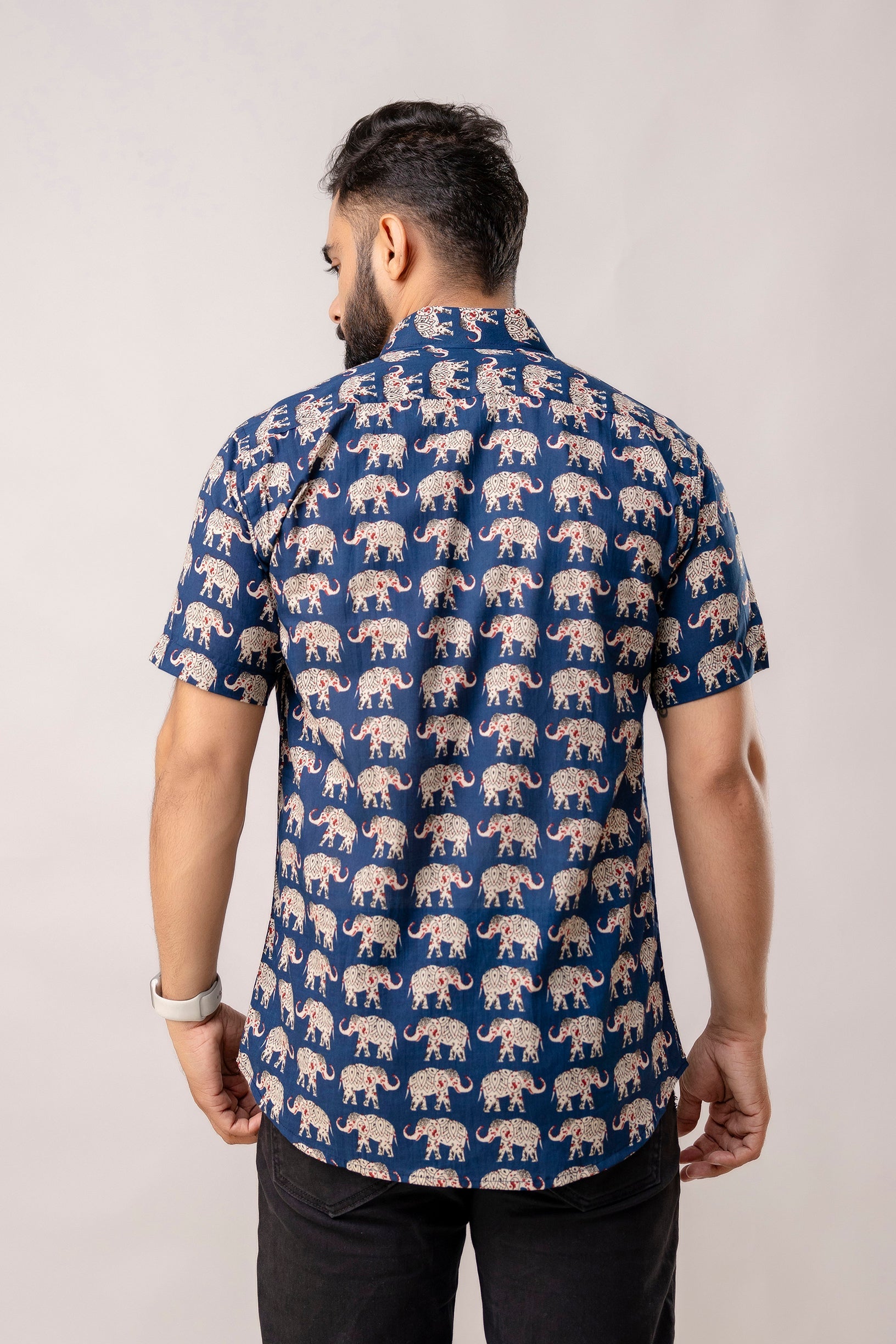 Untamed Navy Animal Print Shirt - Me & My