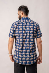 Untamed Navy Animal Print Shirt - Me&My