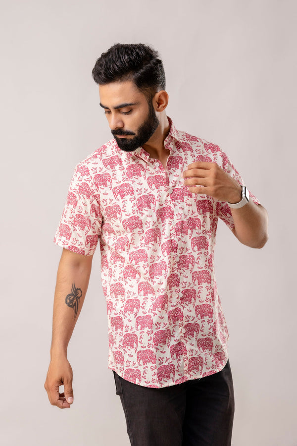 Savannah Rose Pink Animal Print Shirt