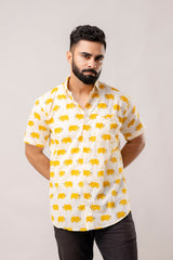 Saffron Jungle Yellow Animal Shirt - Me&My
