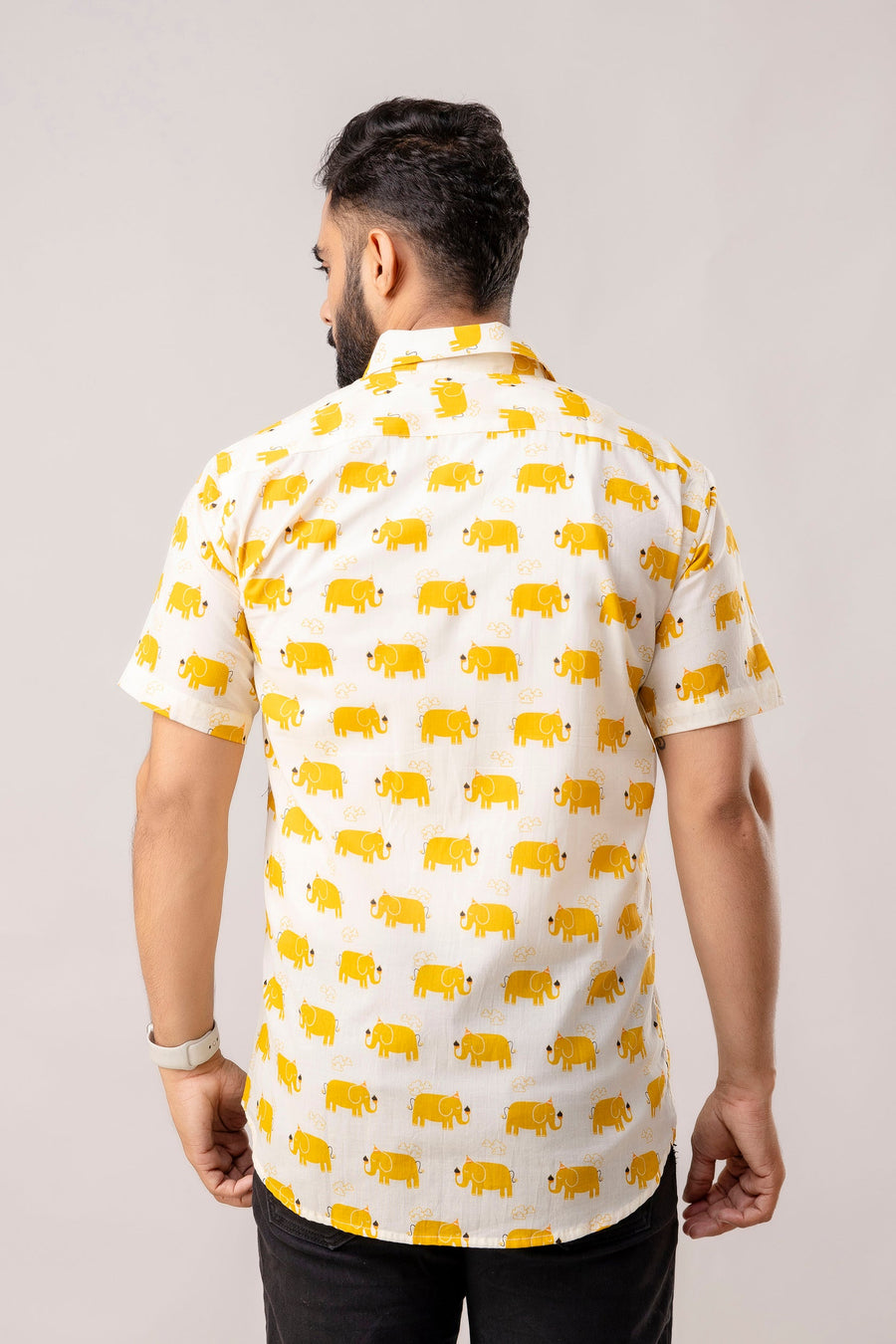 Saffron Jungle Yellow Animal Shirt — image 3