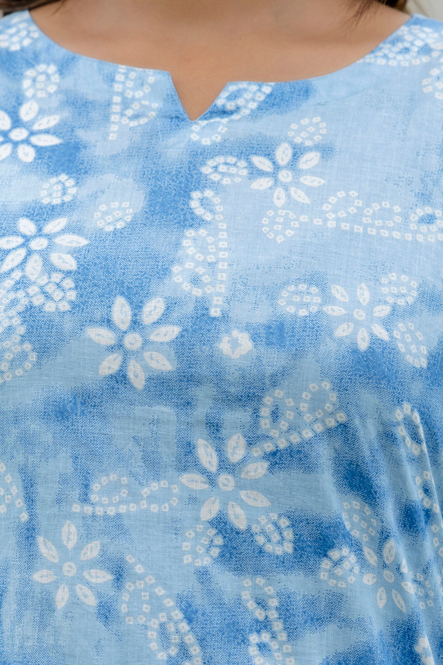 Onyx Mist Blue Cotton Co-ord Set — image 7