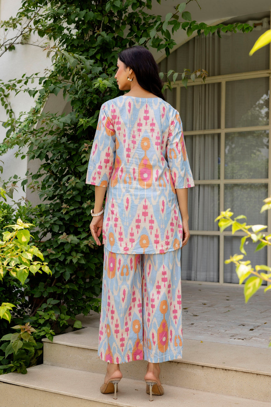 Summer Sorbet Ikat Cotton Co-ord Set — image 6