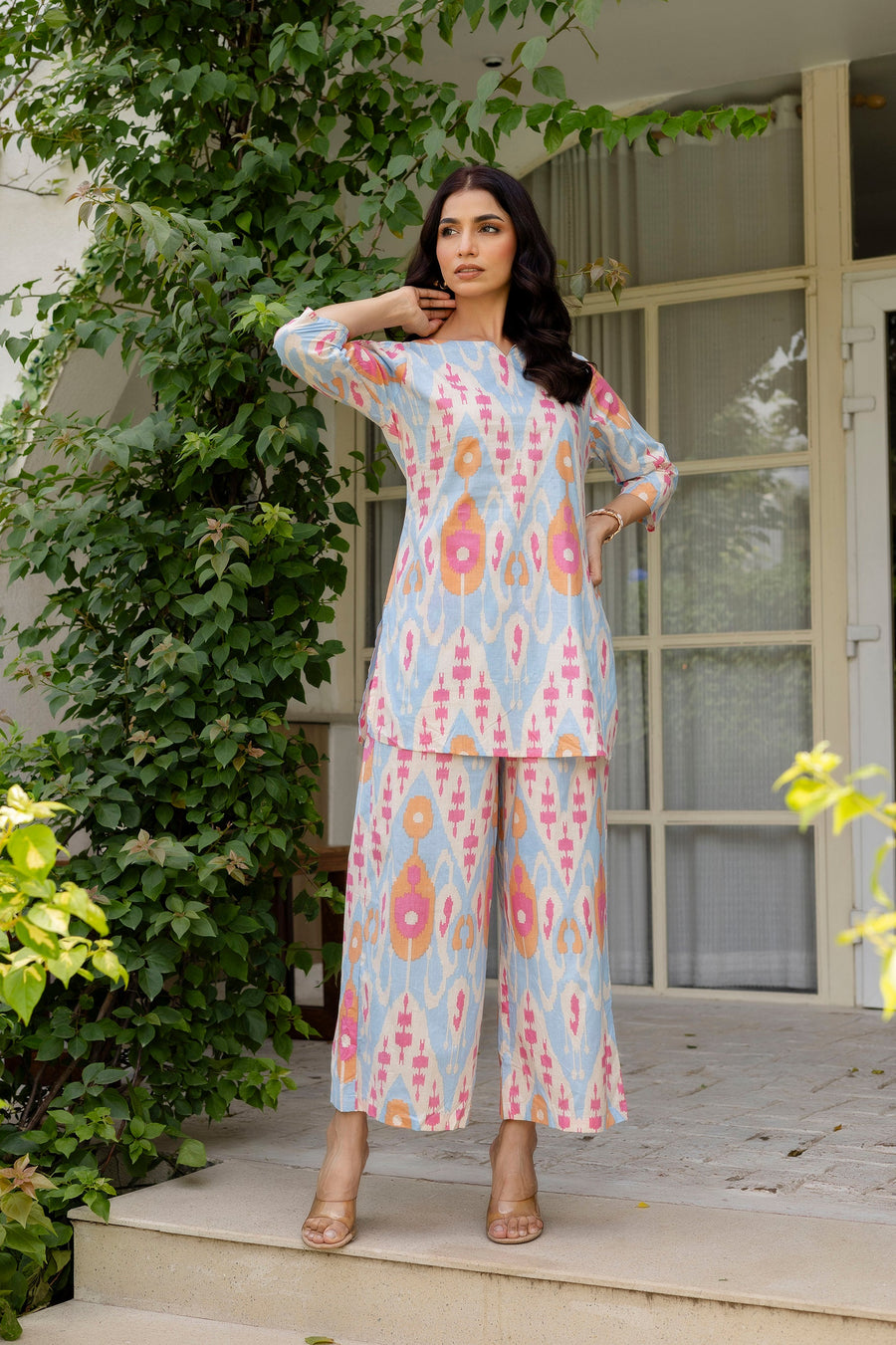 Summer Sorbet Ikat Cotton Co-ord Set — image 3