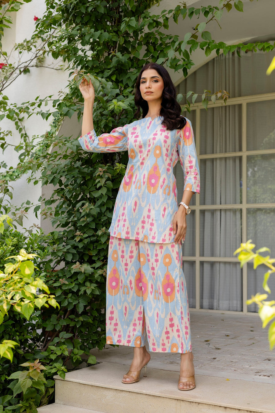 Summer Sorbet Ikat Cotton Co-ord Set — image 5