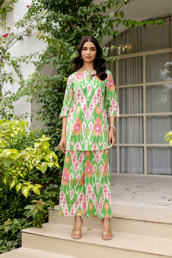 Sage Serenity Green Cotton Co-ord Set