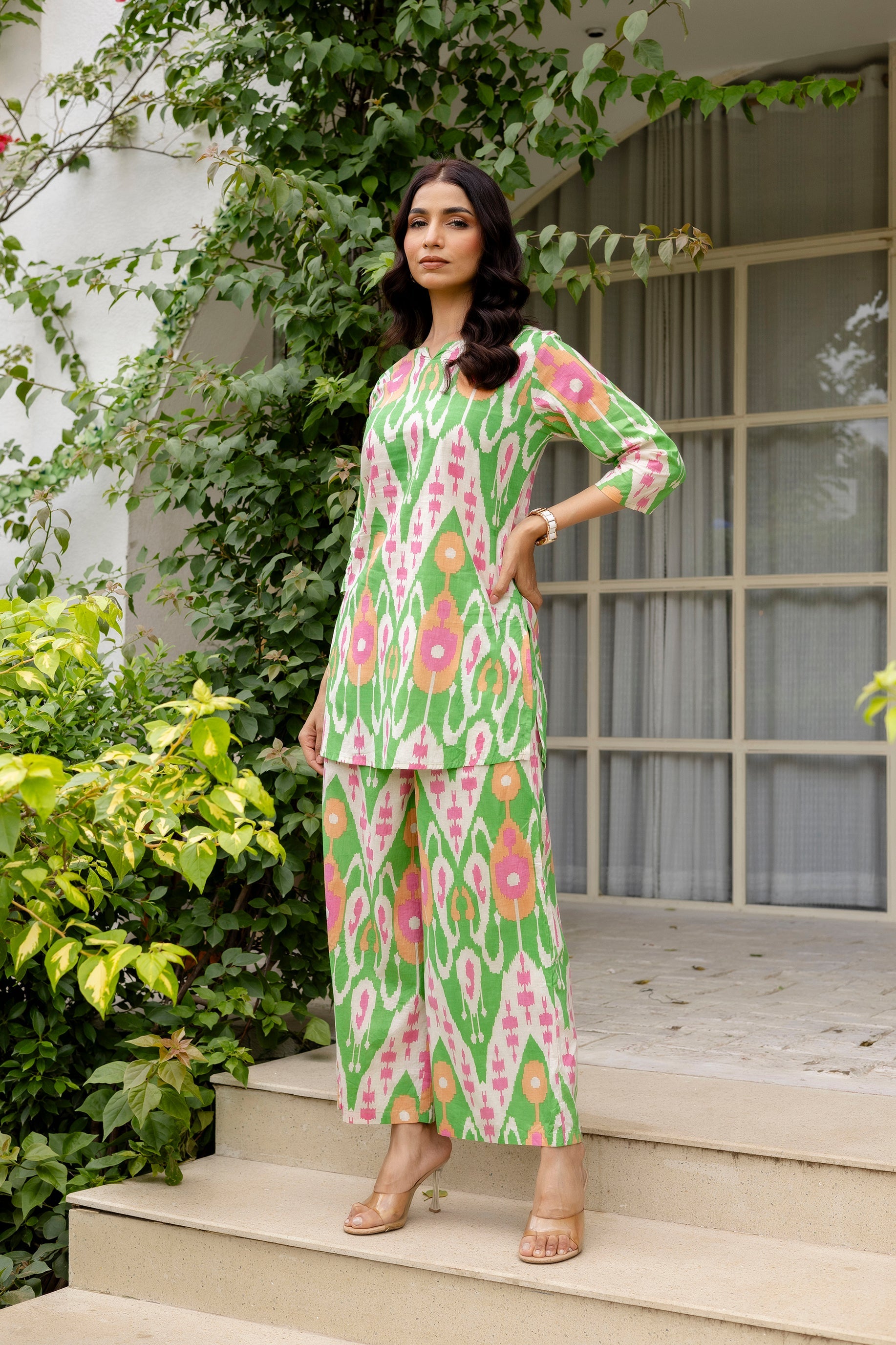 Sage Serenity Green Cotton Co-ord Set