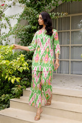 Sage Serenity Green Cotton Co-ord Set