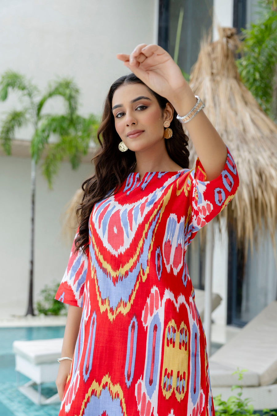 Summer Red Cotton Co-ord Set — image 7