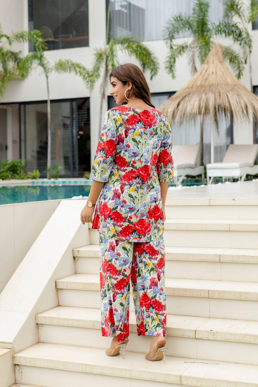 Confetti Mood Multi-Color Cotton Co-ord Set — image 2