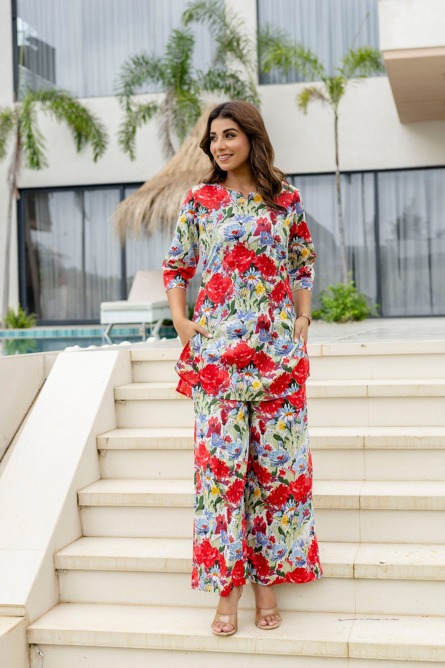 Confetti Mood Multi-Color Cotton Co-ord Set — image 9