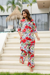 Confetti Mood Multi-Color Cotton Co-ord Set - Me&My