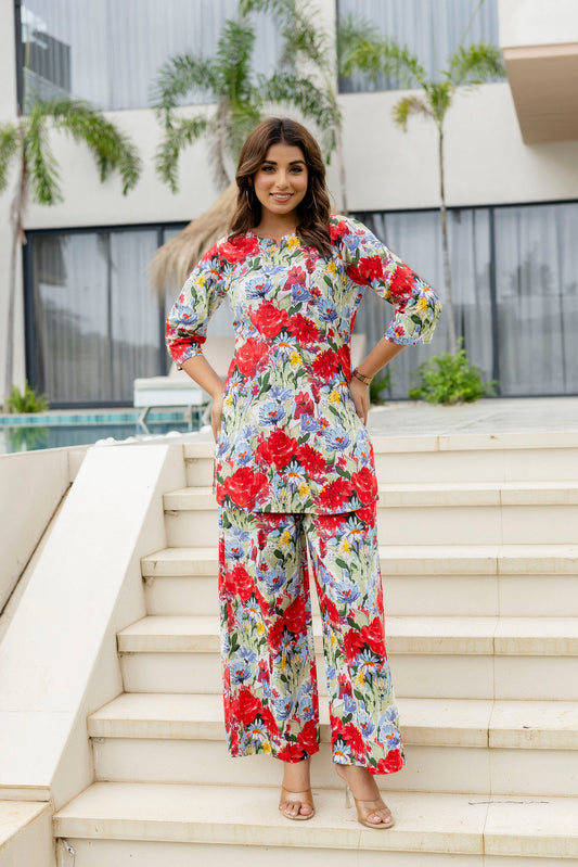 Confetti Mood Multi-Color Cotton Co-ord Set - Me&My