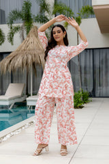 Porcelain White Cotton Co-ord Set Me & My