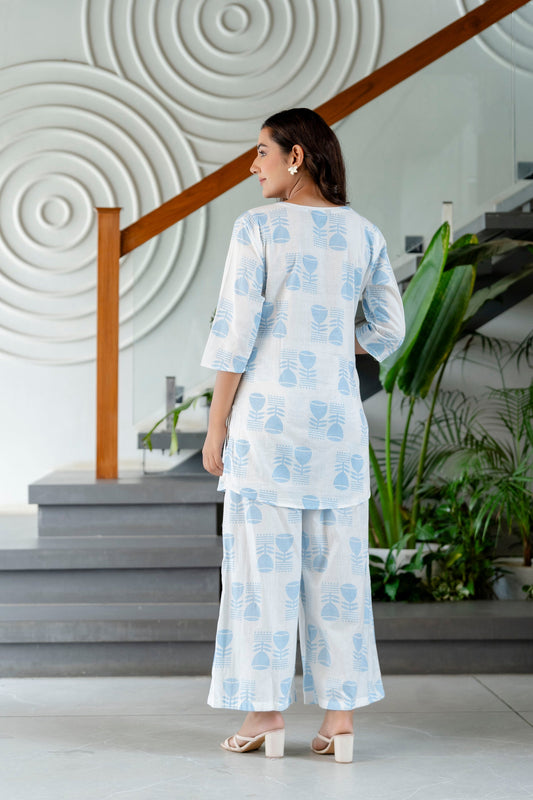 Bare White Cotton Co-ord Set - Me&My