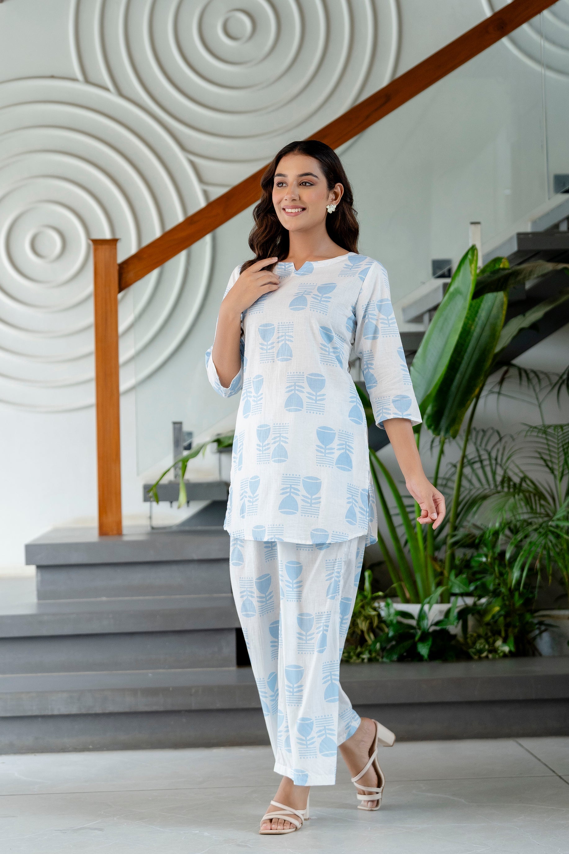 Bare White Cotton Co-ord Set Me & My