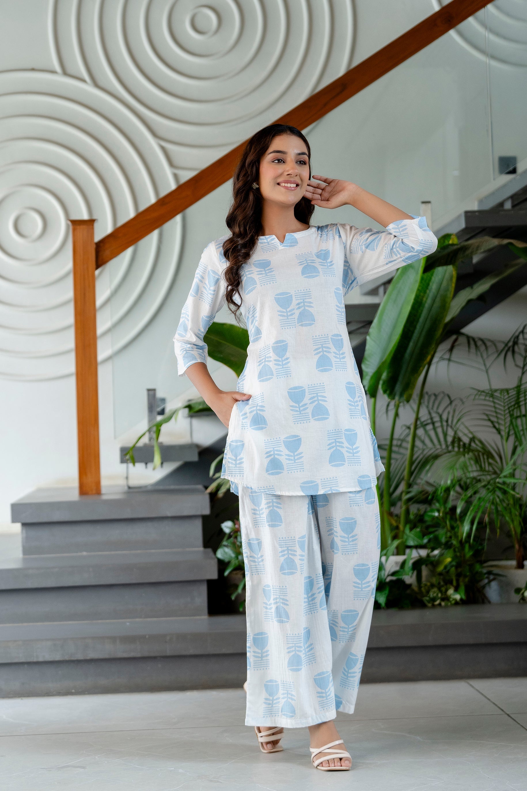 Bare White Cotton Co-ord Set Me & My