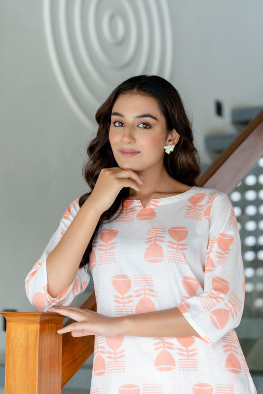 Snowdrift White Cotton Co-ord Set - Me&My