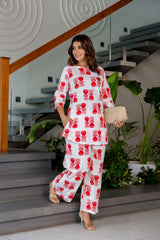 Sacred White Cotton Co-ord Set Me & my