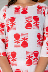 Sacred White Cotton Co-ord Set - Me&My