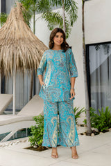 Blue Meadow Cotton Co-ord Set Me & My 