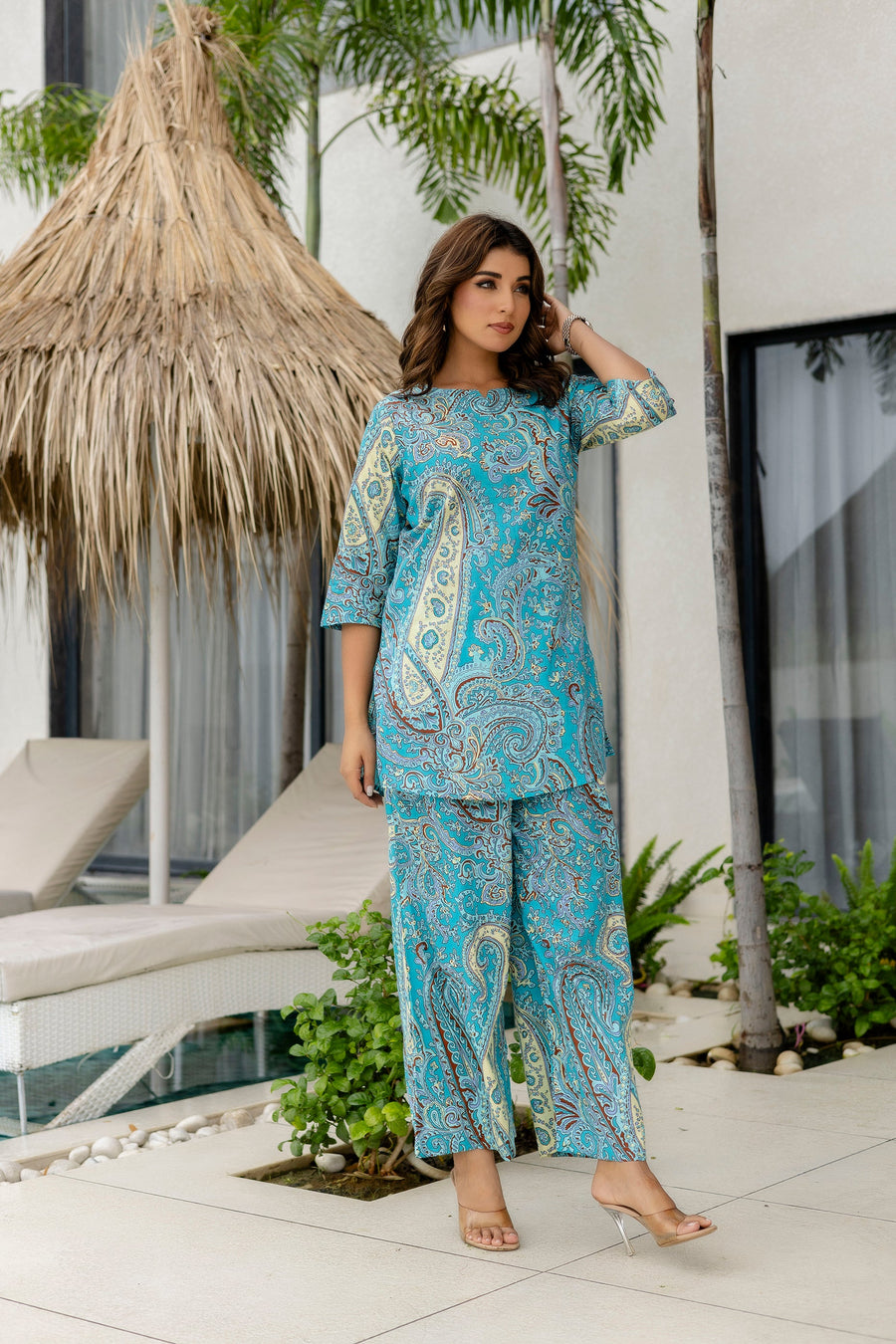 Blue Meadow Cotton Co-ord Set — image 3