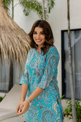 Blue Meadow Cotton Co-ord Set Me & My 