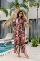 Obsidian Flow Black Cotton Co-ord Set Me & My 