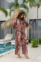 Obsidian Flow Black Cotton Co-ord Set Me & My 