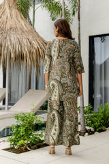 Sage Luxe Green Cotton Co-ord Set Me & My