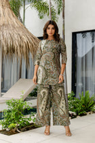 Sage Luxe Green Cotton Co-ord Set