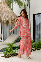 Soft Apricot Cotton Co-ord Set - Me&My