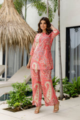 Soft Apricot Cotton Co-ord Set - Me&My