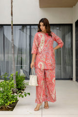 Soft Apricot Cotton Co-ord Set - Me&My