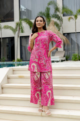 Rose Clay Pink Cotton Co-ord Set Me & My