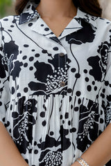 Ivory Ease White Cotton Co-ord Set - Me&My