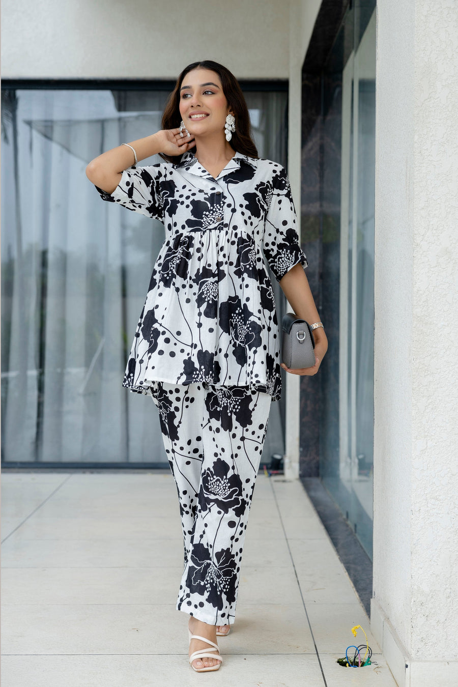 Ivory Ease White Cotton Co-ord Set — image 12